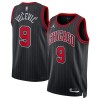 NBA Mænd Trøje Chicago Bulls Nikola Vucevic 9 2022-23 Jordan Statement Edition Sort Swingman